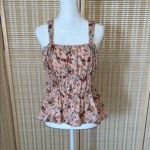Universal Thread Floral Pink Sleeveless Top